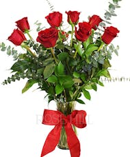 One Dozen Valentine Roses