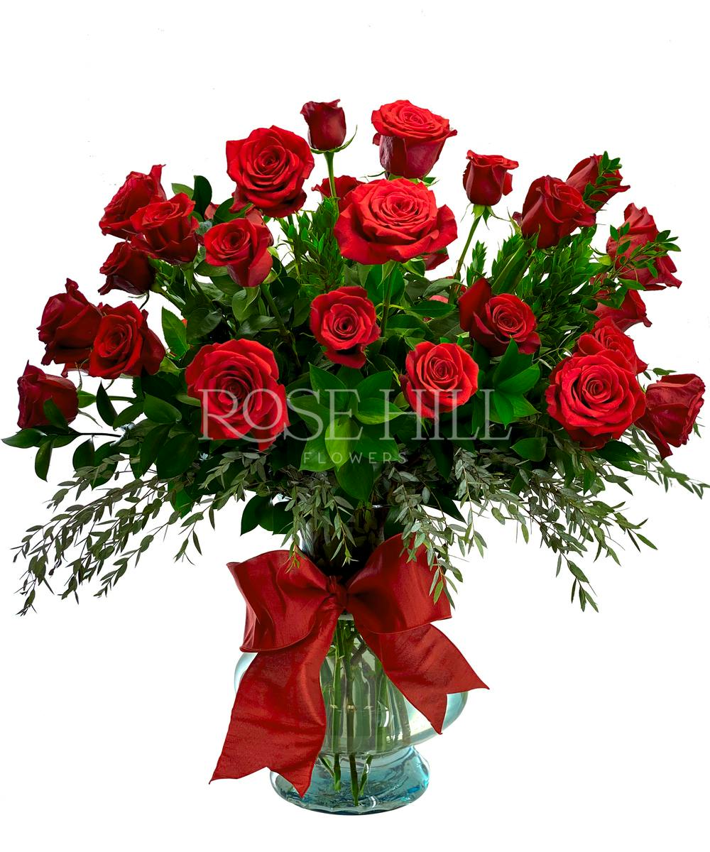Three Dozen Ultimate Red Roses Rose Hill Florist Nashville TN